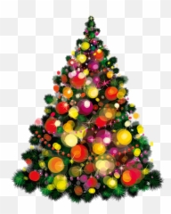 Download Christmas Tree Vector - Most Beautiful png