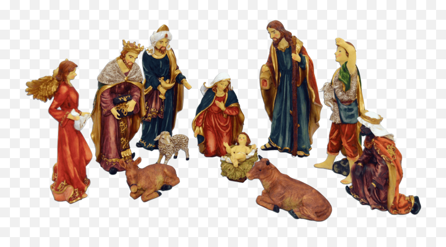 Wholesale Custom Polyresin Religious Holy Family Statue - Animal Figure Png,Christmas Nativity Icon