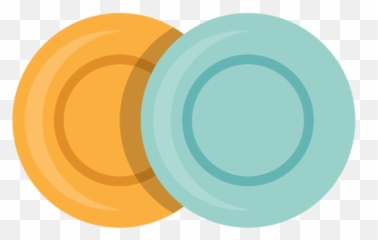 Transparent Png Svg Vector File - Two Plates,Plates Png