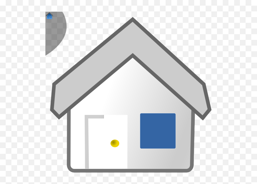 Blue House Png Svg Clip Art For Web - Download Clip Art Clipart Yellow House,Icon 3d Homes