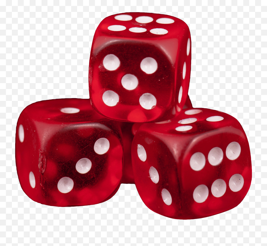 Red Dice Transparent Background Png - Transparent Background Dice Png,Dice Transparent Background