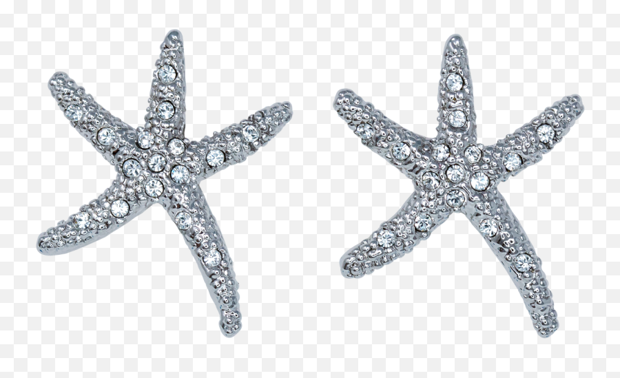 Island Crystal Charm Earring - Sparkly Png,Starfish Small Icon