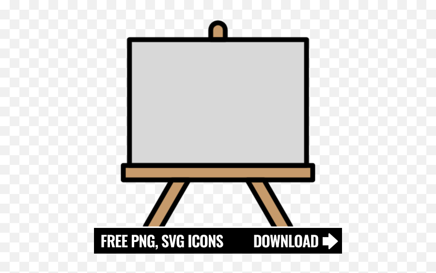 Free Blackboard Icon Symbol Png Svg Download Easel
