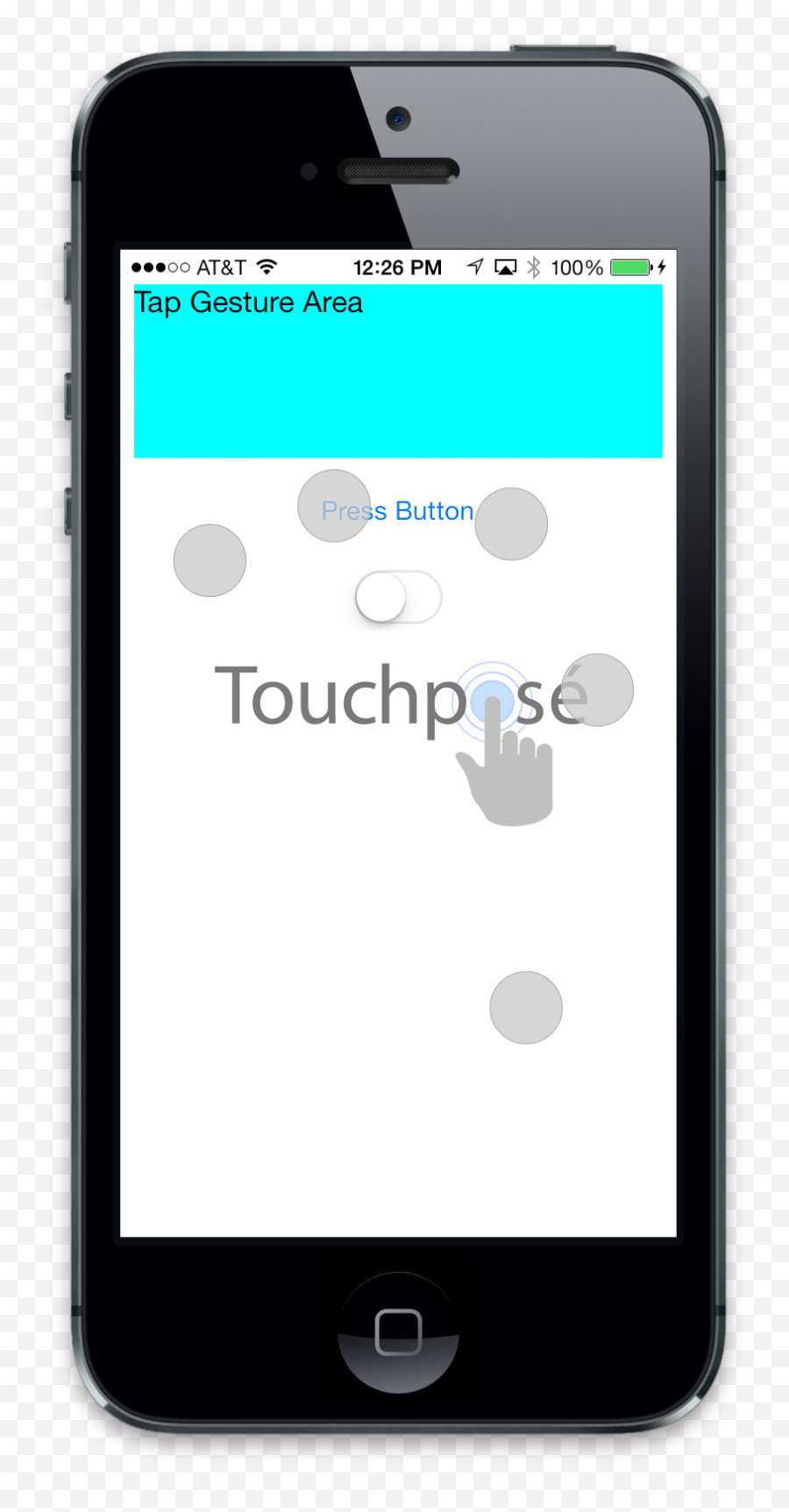 Show Finger Touches With Reflector Or Iphone Demos Png Screen