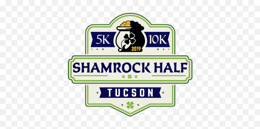 2019 U2014 Tucson Shamrock Half Marathon 10k 5k Race - Half Marathon Png,Shamrock Png