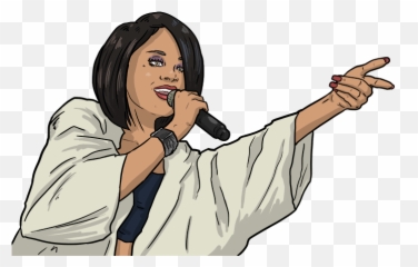 Diamonds - Rihanna Singing Png,Rihanna Png