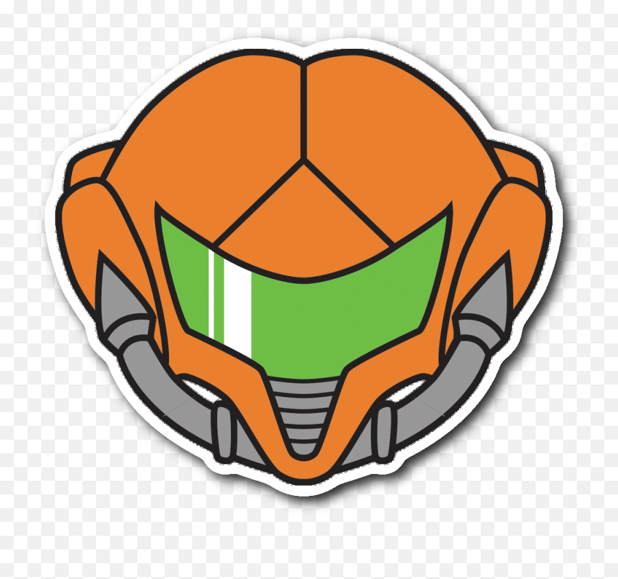 Metroid Zero Mission Vinyl Sticker Products - Metroid Stickers Png,Metroid Logo Png