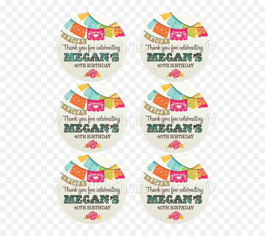 Mexican Fiesta Sticker Tags - Clip Art Png,Vintage Banner Png