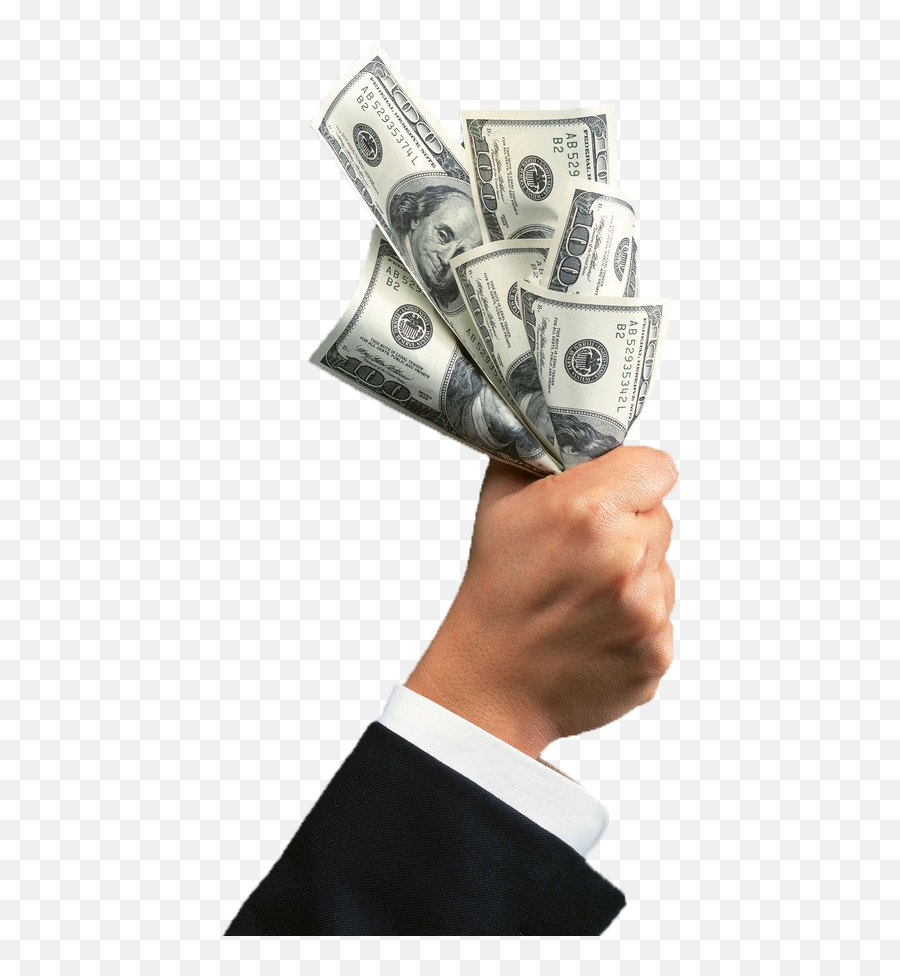 Hold A Dollar In Hand Png Download - Hand Holding Money Png,Hand With Money Png