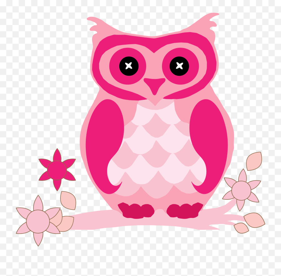 Pink Owl Png 2 Image - Owl Pink,Owl Transparent Background