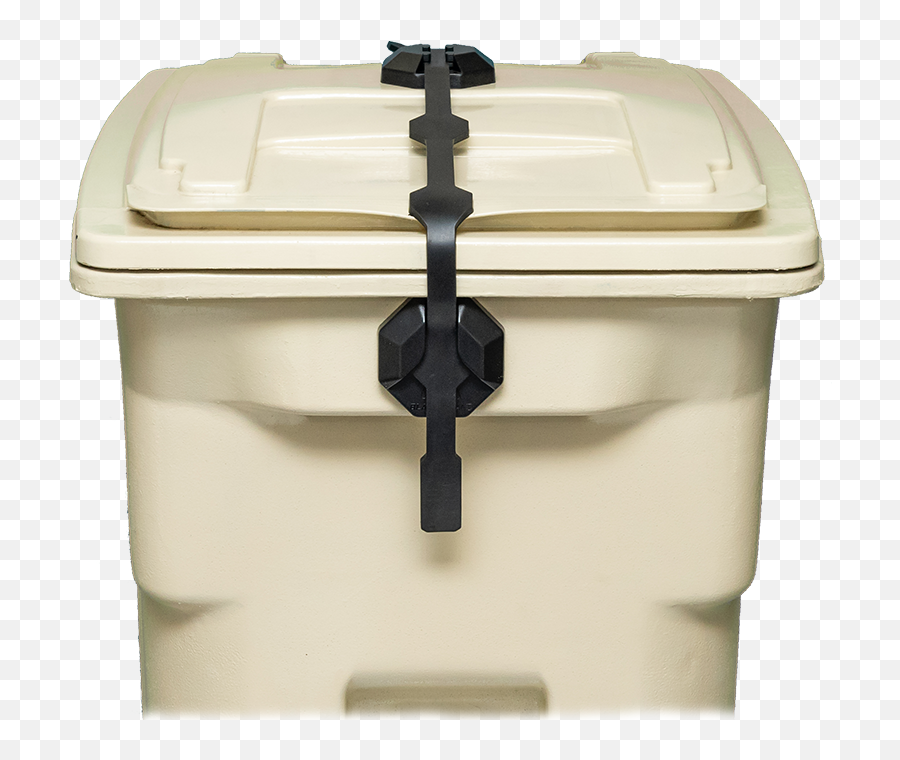 Strong Strap Universal Garbage Can Locking Blazer - Garbage Can With Locking Lid Png,Garbage Can Png