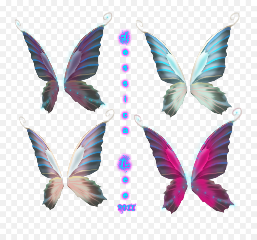 Download Realistic Fairy Wings Png - Fairy Wing Vector Png,Butterfly Wings Png