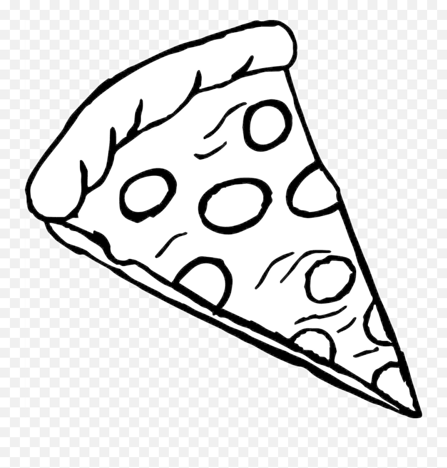 Library Of To Order Pizza Image Black And White - Pizza Slice Clipart Black And White Png,Order Png