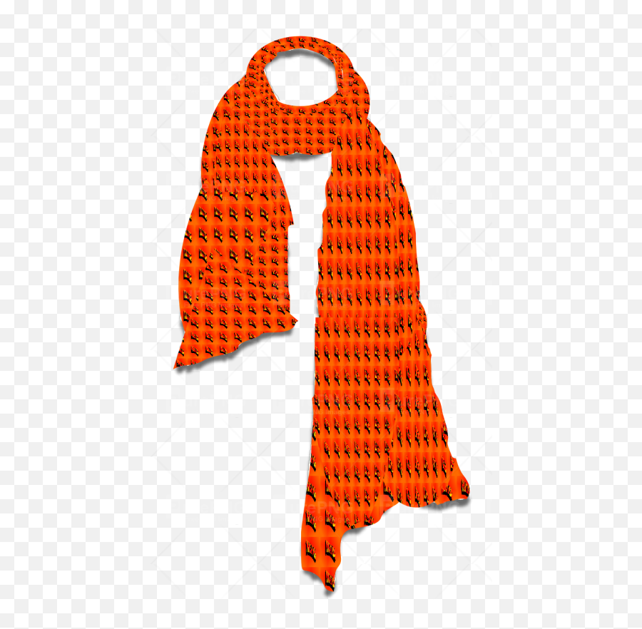 Scarf Clipart Transparent Background - Orange Scarf Png,Scarf Png