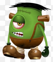 Frankenstein Vector - Frankenstein Monster Cartoon Png,Frankenstein Png