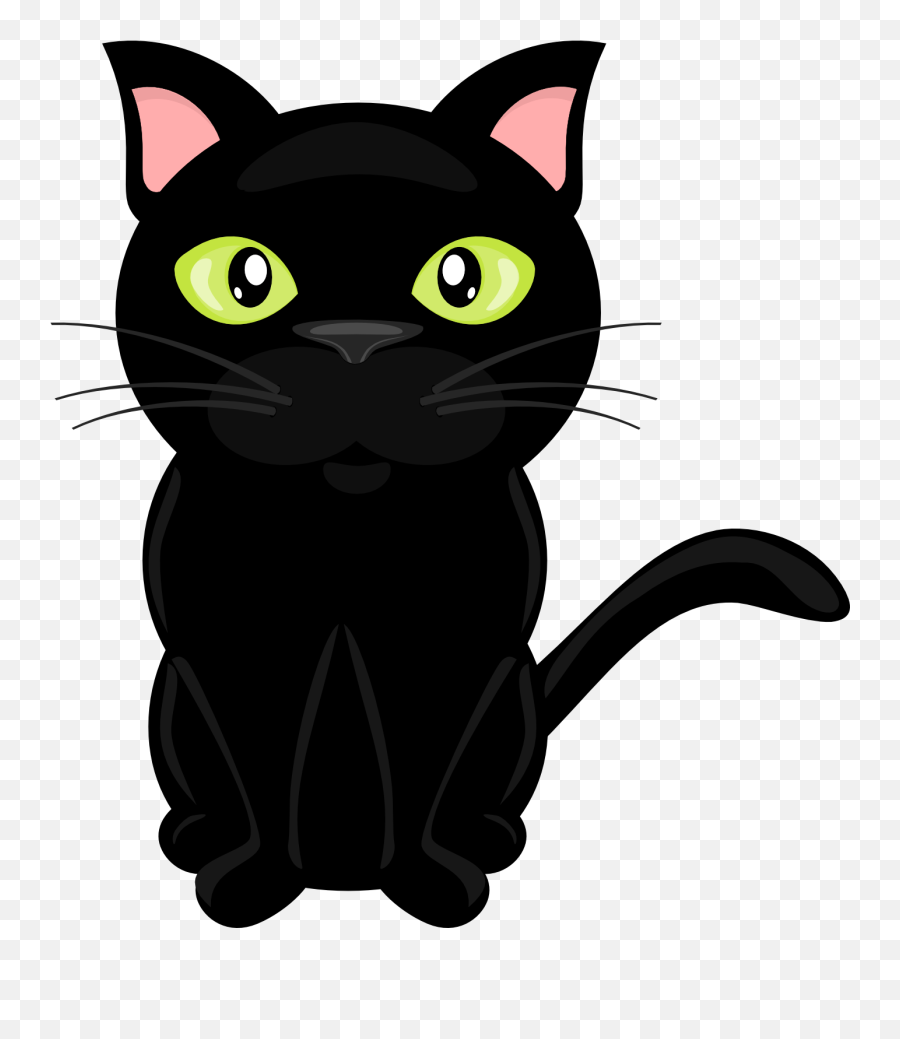 Cat Eyes Png Files - Cute Black Cat Clipart,Cat Eyes Png