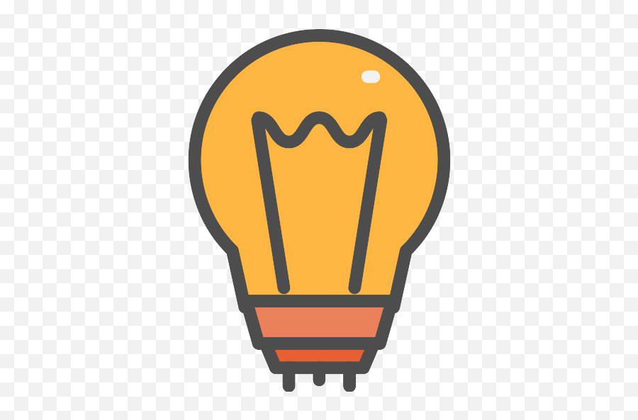 Idea Light Bulb Png Icon - Clip Art,Idea Light Bulb Png
