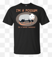 Costume Funny Opossum Halloween T Shirt - Converse T Shirt Mens Png,Possum Transparent