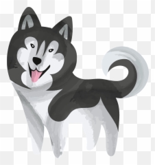 Clipart - Transparent Husky Clipart Free Png,Husky Transparent