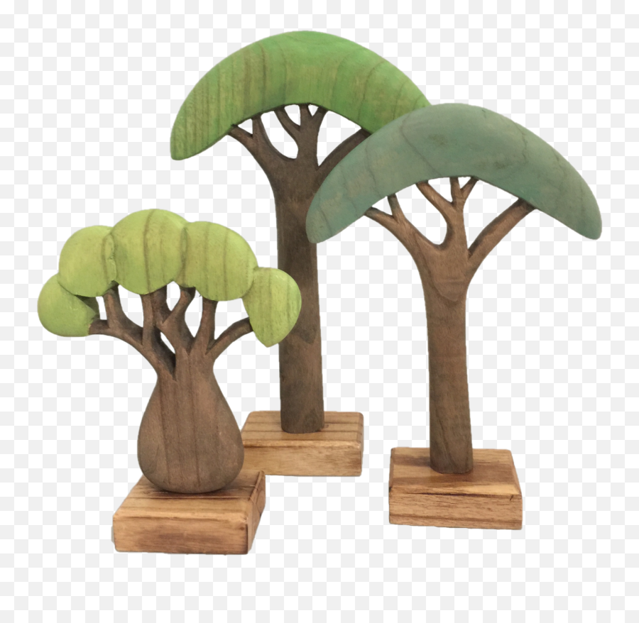 Papoose Toys Wooden African Trees - Papoose African Trees Png,African Tree Png