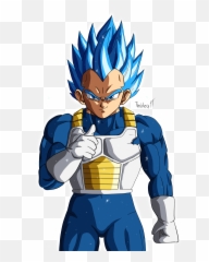 Download Dragon Ball Super Vegeta Png - Goku Saiyan And Blue