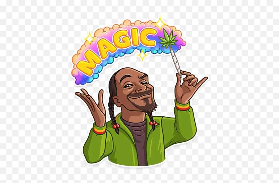Telegram Sticker 9 From Collection Snoop Dogg - Snoop Dogg Telegram Sticker Png,Snoop Dogg Transparent