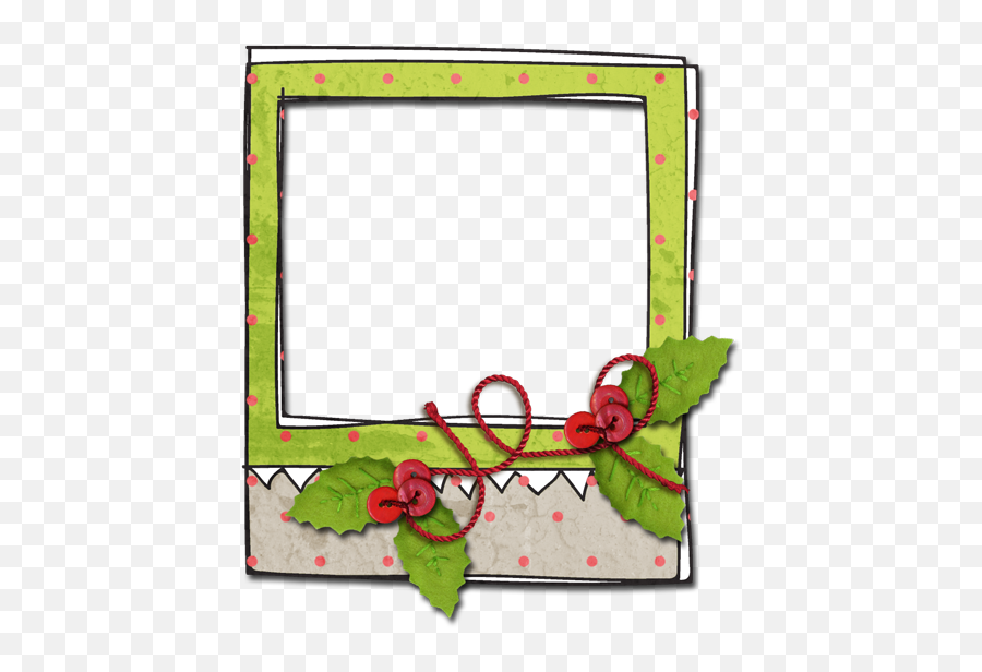 Download Cute Polaroid Frame Png - Polaroid Frame Christmas Instant Camera,Christmas Transparent Background