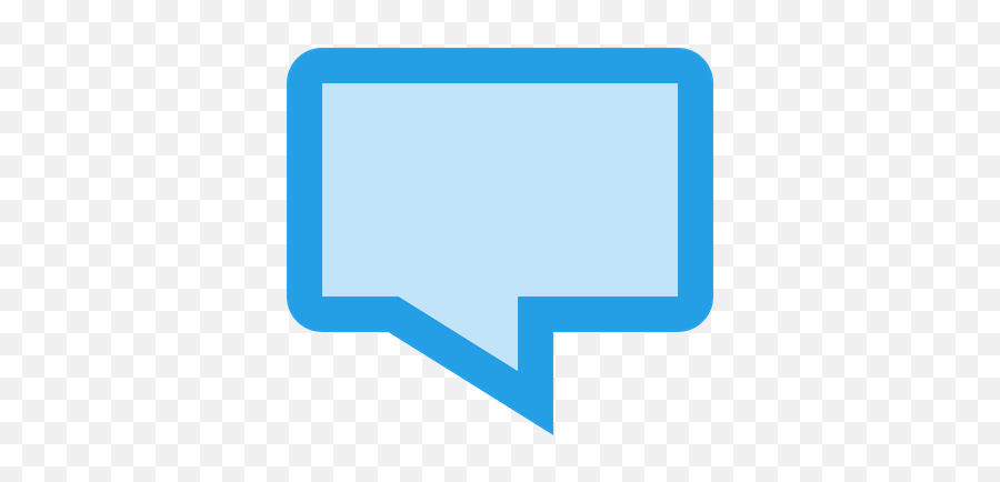 Chat Icon Of Colored Outline Style - Available In Svg Png Majorelle Blue,Comment Bubble Png