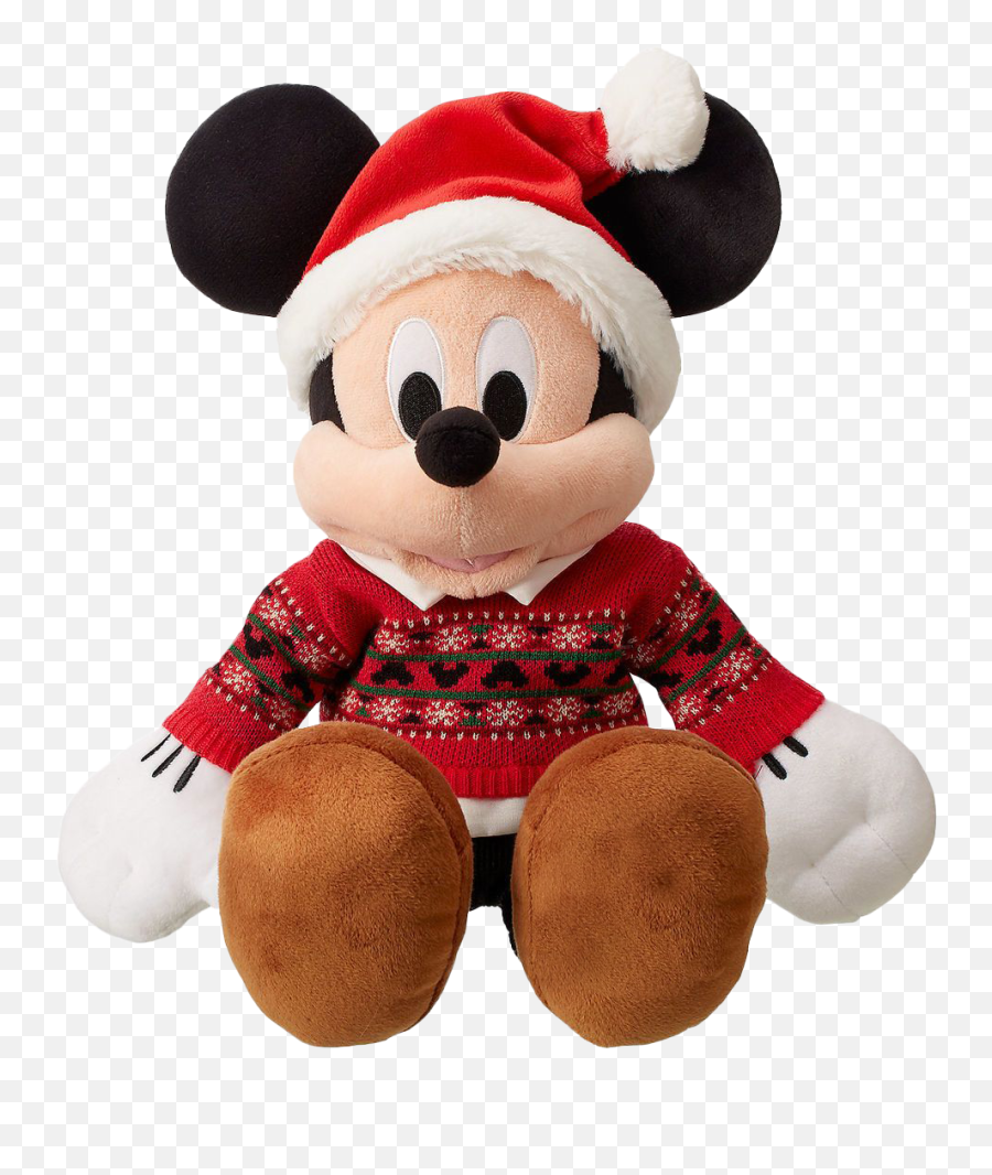 Christmas Mickey Mouse Hat Png Download Image Real - Mickey Mouse Peluche Natale 2018 Disney Store,Christmas Hat Png