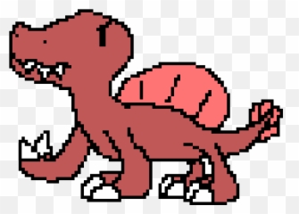 Download Spinosaurus In Pixel Art Hd Png - Uokplrs Animal Figure,Spinosaurus Png
