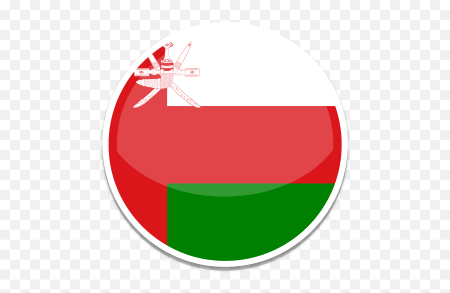 Oman Icon Myiconfinder - Oman Circle Flag Png,Peru Flag Png