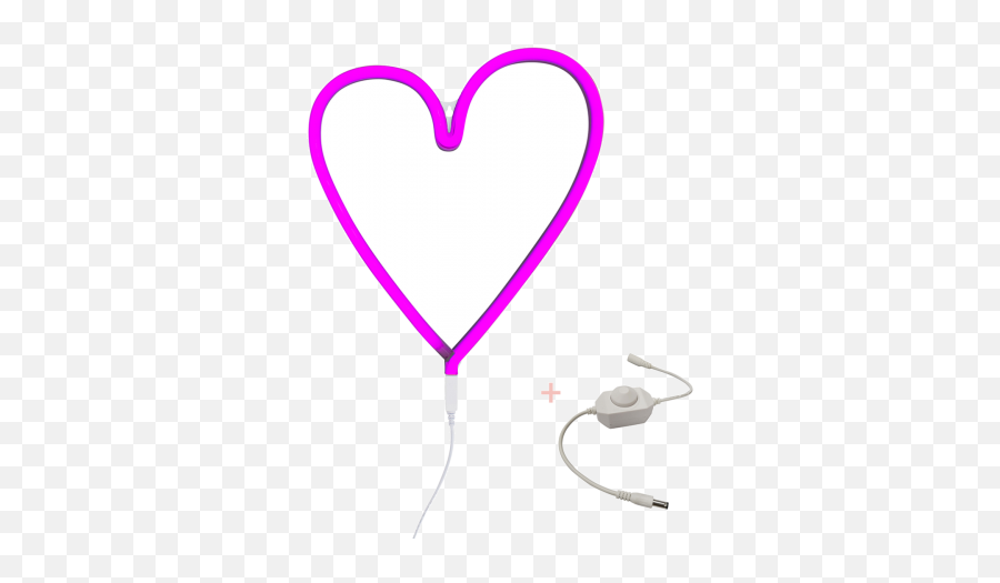 Neon Style Light Dimmer - Girly Png,Light Pink Heart Png