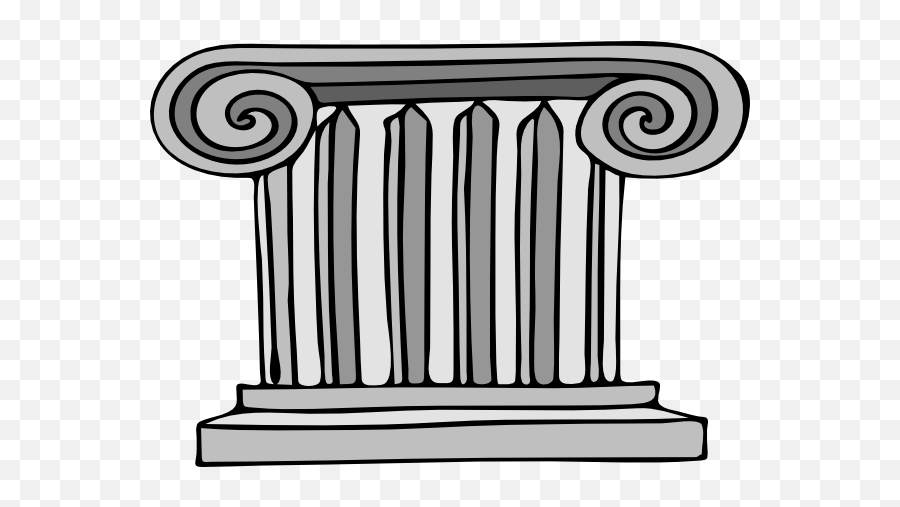 Pillar Clip Art - Vector Clip Art Online Roman Columns Clip Art Png,Column Png