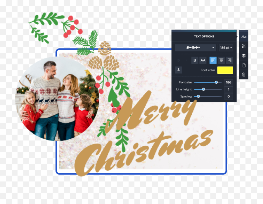 Christmas Card Maker Create Online Xmas Cards For Free - Christmas Eve Png,Christmas Card Png