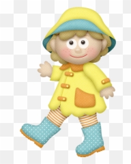 Rain Clipart Png - Rain Clipart Girl B Niño En La Lluvia Png