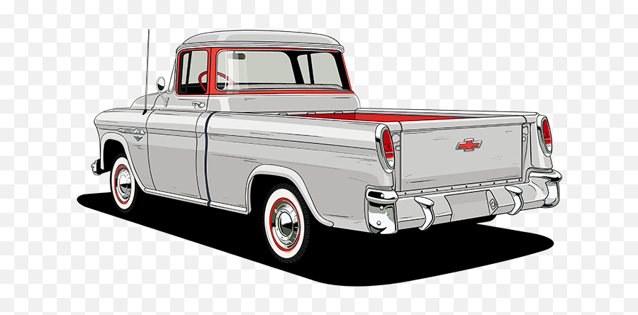 Chevy Drawing Pickup Transparent U0026 Png Clipart Free Download - 55 Chevy Truck Drawing,Pick Up Truck Png