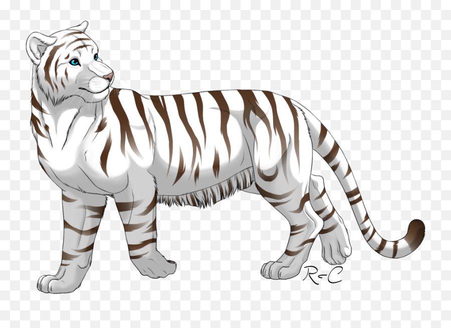 Fur Affinity Dot - White Tiger Cartoon Png,White Tiger Png