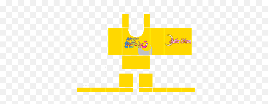 Yellow Sailor Moon Logos - Roblox Horizontal Png,Sailor Moon Logo