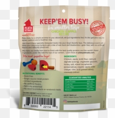 Plato Dog Keep Em Busy Chicken U0026 Apple Treats Small 5oz - Plato Pet Treats Png,Plato Png