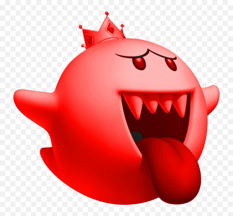 Super Mario Bros King Boo Transparent - Red Boo Mario Kart Png,King Boo Png