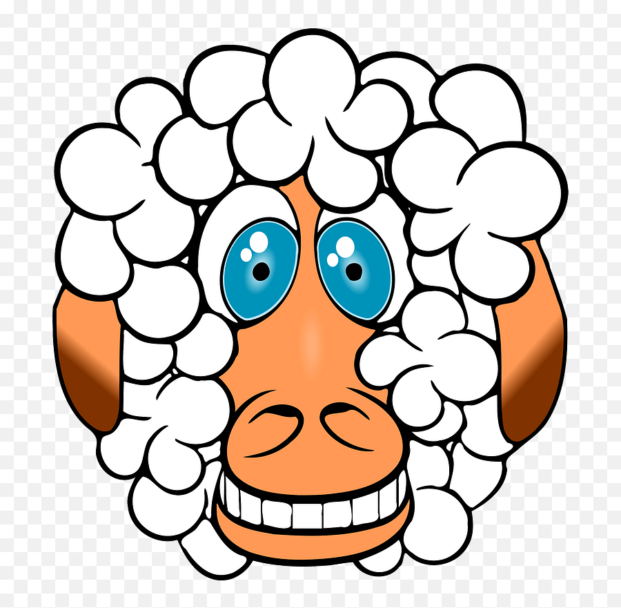 Funny Sheep Face Clipart Free Download Transparent Png - Cartoon,Funny Face Transparent