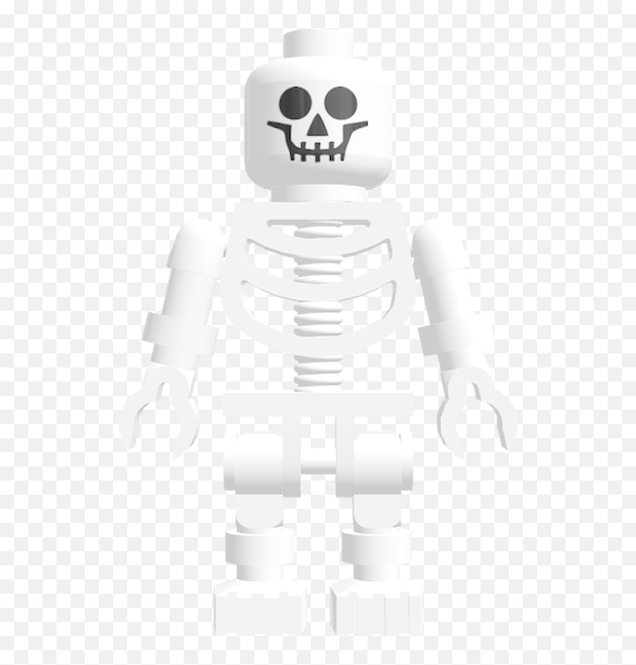 Mecabrickscom Lego Minifigure Gen001 Skeleton With - Fictional Character Png,Skeleton Arm Png