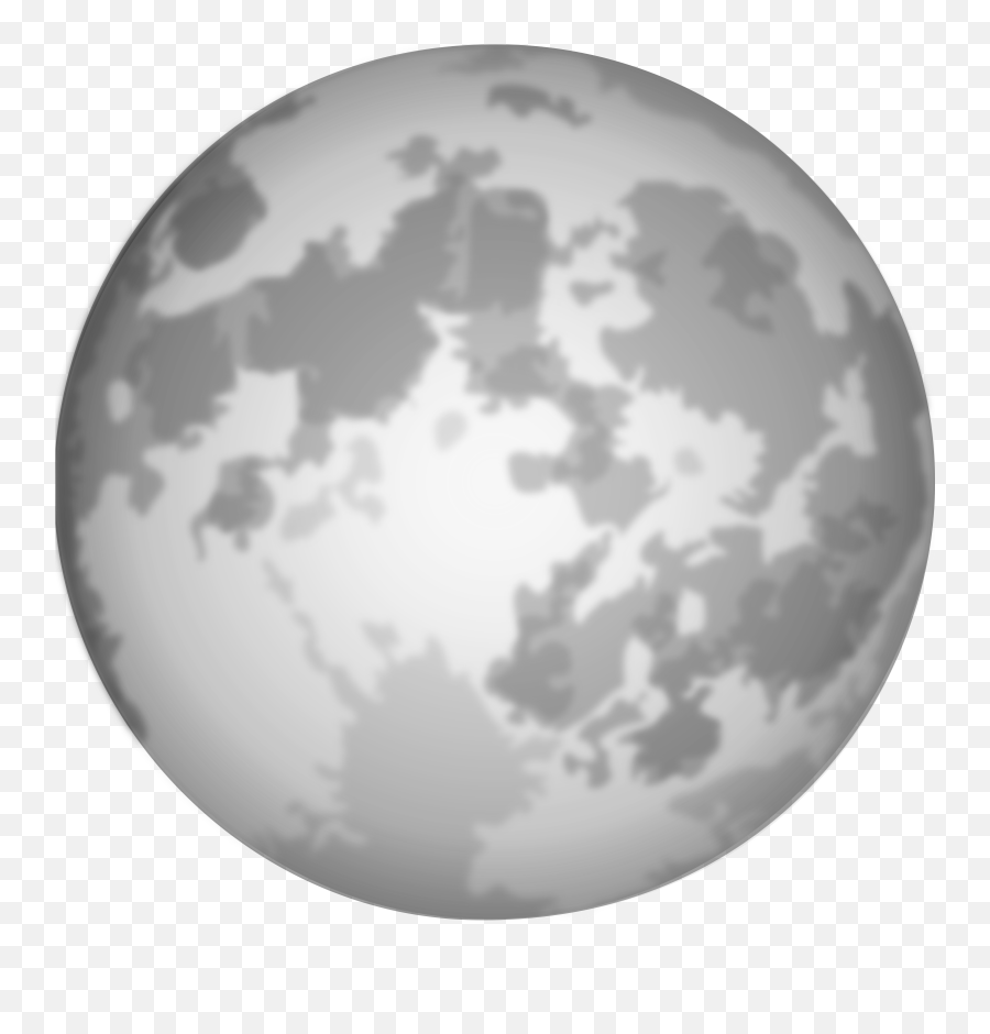 Moon Transparent Clipart Halloween Bright Full - Full Full Moon Cartoon Png,Moon Transparent Png