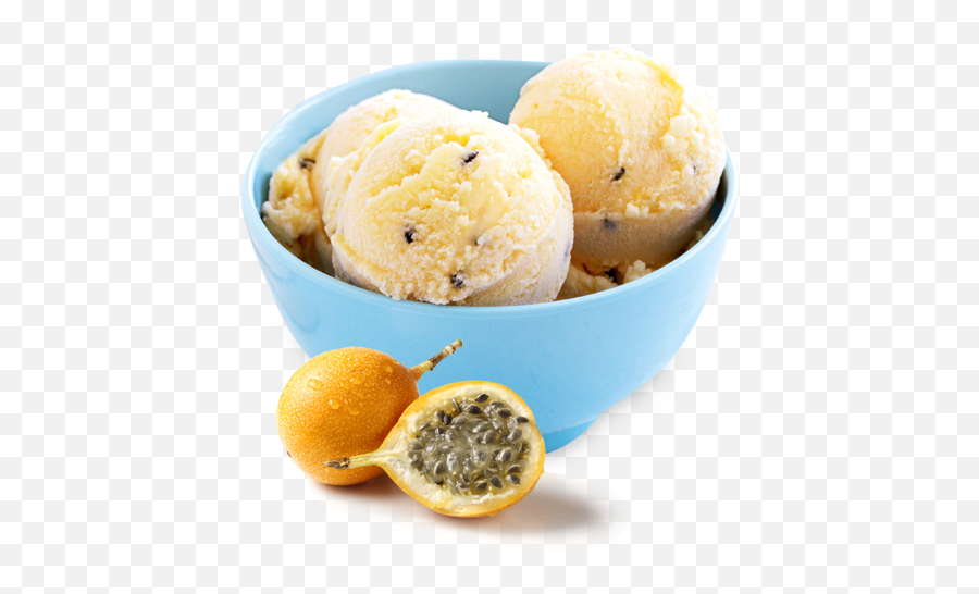 Ice Cream Passion Fruit Png Image - Yellow Passion Fruit Benefits,Passion Fruit Png