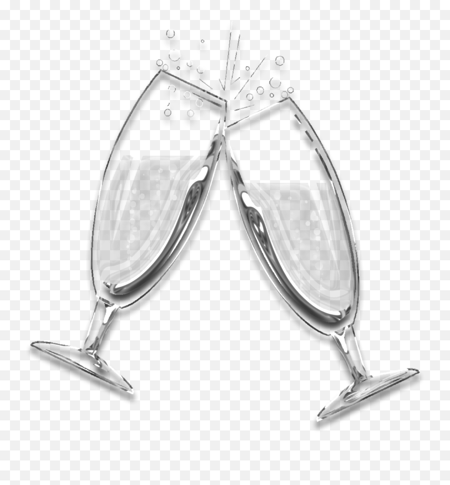 Champagne Toast Newyears Sticker - Champagne Glass Png,Champagne Toast Png