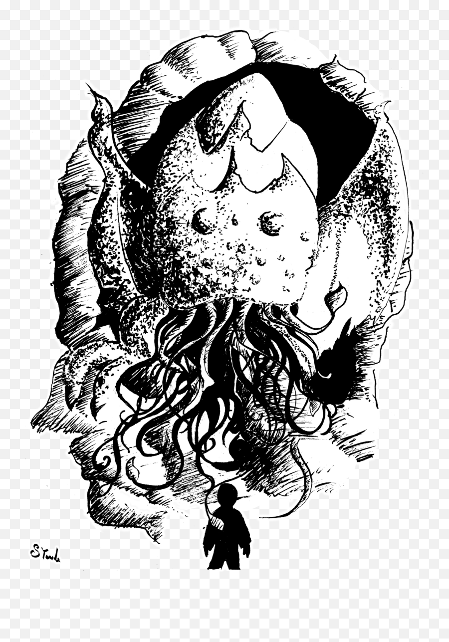 Cthulhu Is Released By Sulaimandoodle - Hair Design Png,Cthulhu Transparent