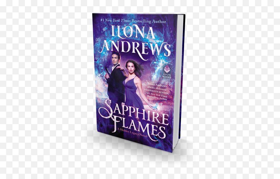 A Promising Spin Off Sapphire Flames By Ilona Andrews - Sapphire Flames Png,Purple Flames Png