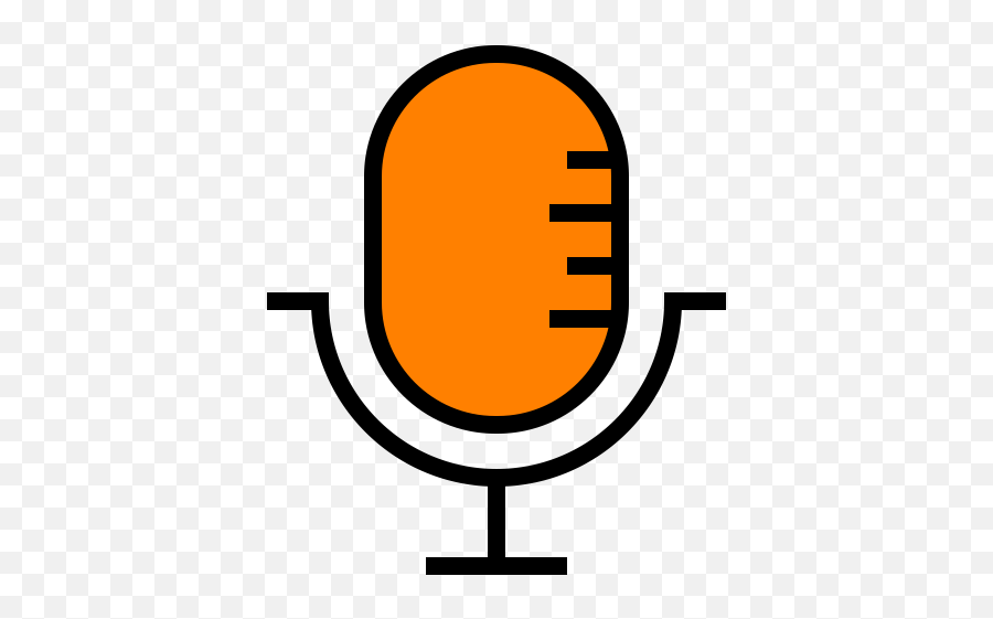 Microphone Icon Of Colored Outline Style - Available In Svg Dot Png,Microphone Transparent Png