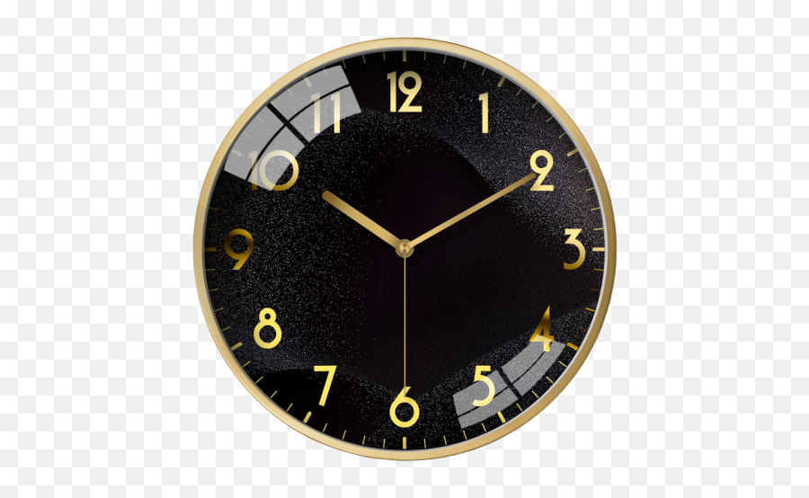 Tjänas Black - Large Modern Wall Clock In 2020 Clock Solid Png,Gold Clock Png