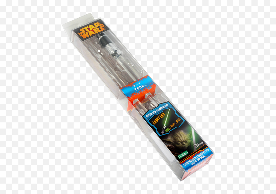 Star Wars Lightsaber Chopsticks - Yoda Light Up Version Png,Lightsaber Png
